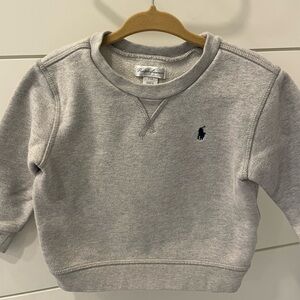 Ralph Lauren Kids Gray & Navy Sweatshirt (2)
